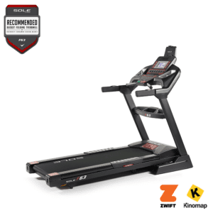 Sole Fitness F63 Home Use Treadmill Product Image Kino Maps Zwift