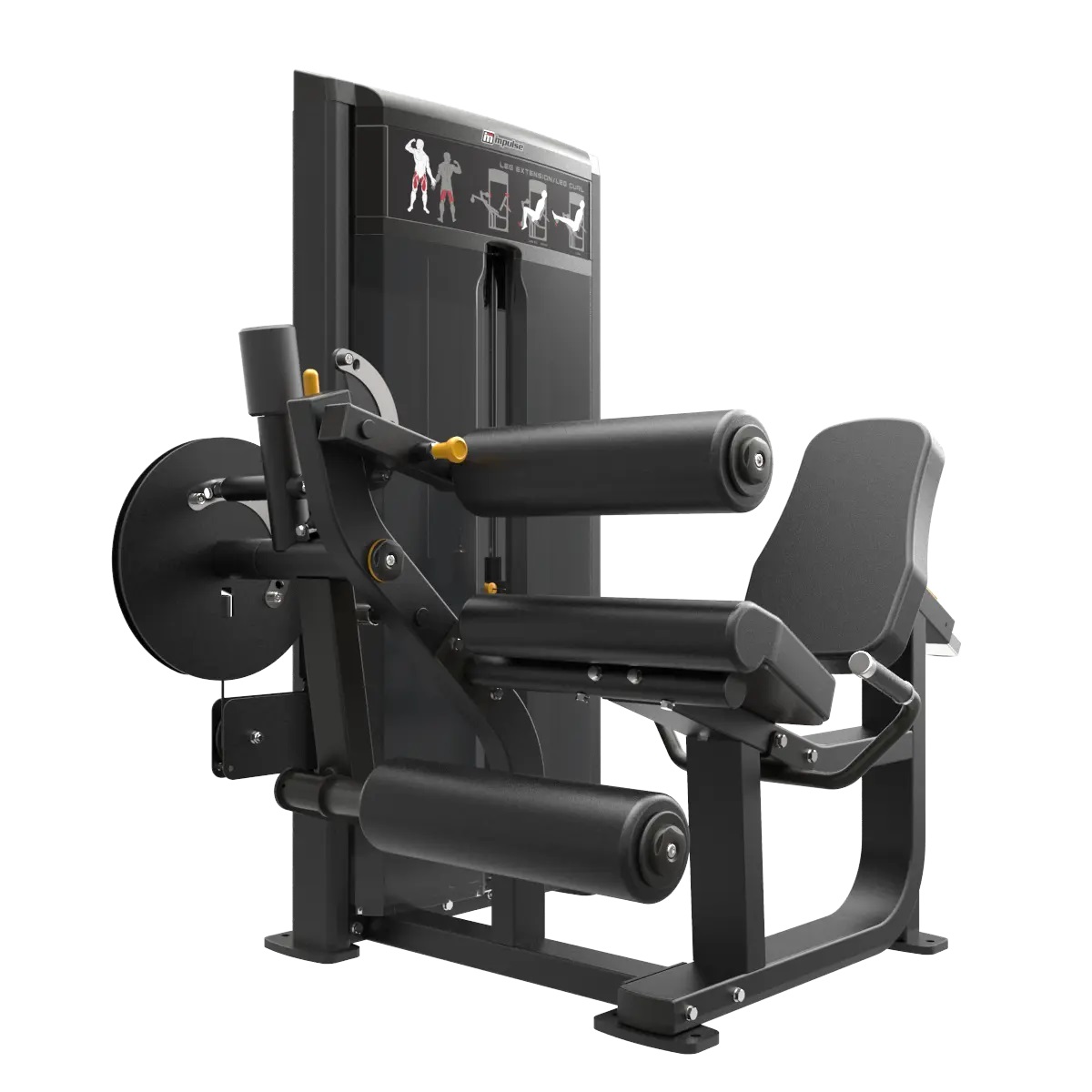 Impulse IF93 Leg Curl Leg Extension Machine